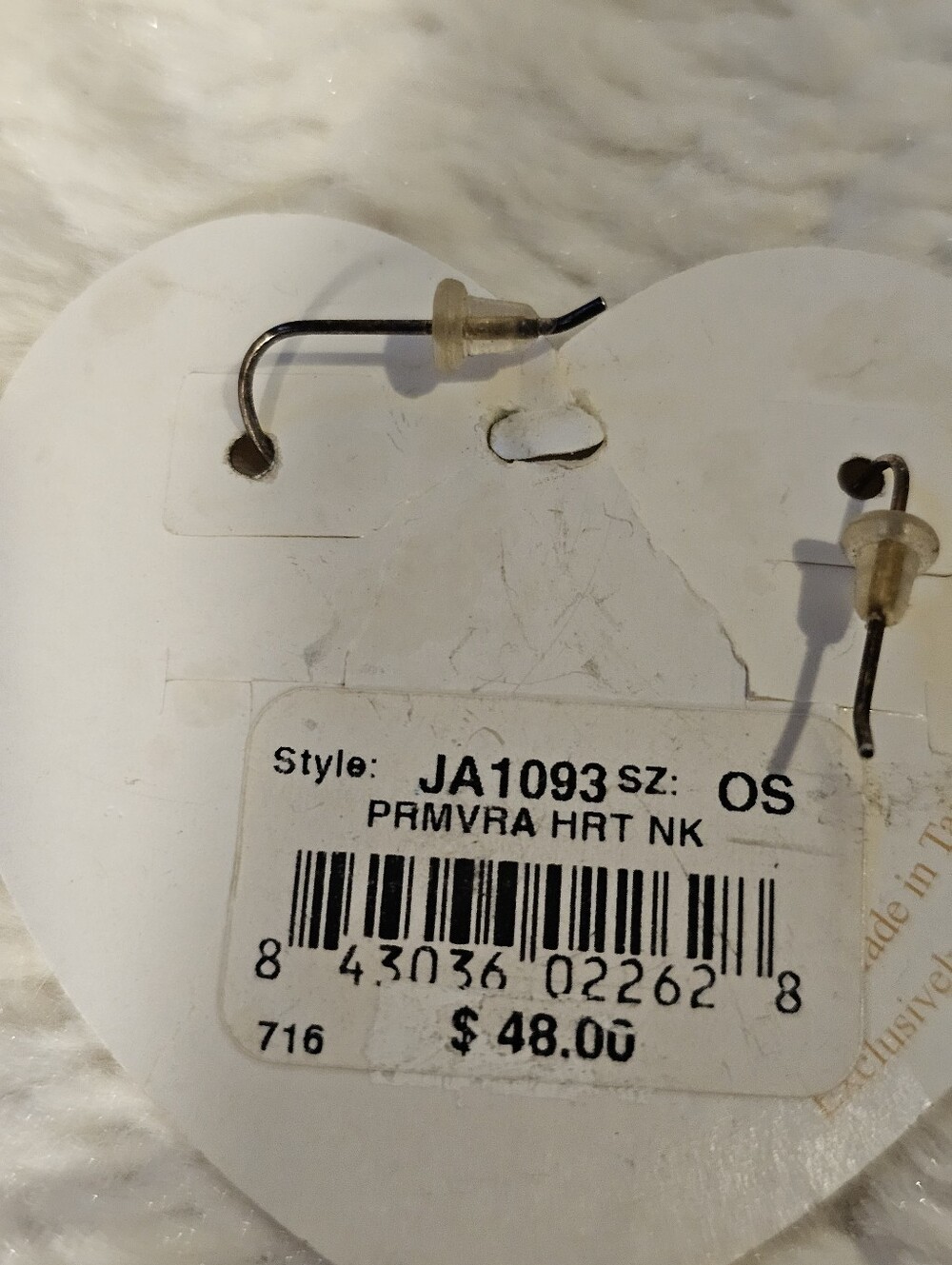 Brighton Primavera Heart Crystal Two-Tone Drop Earrings JA1093 - Picture 4 of 8